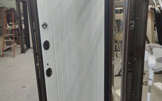 дверь без глазка, с терморазрывом
